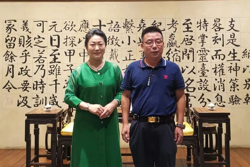 吴军林主席在北京会见世界华人协会执行主席郝金玲