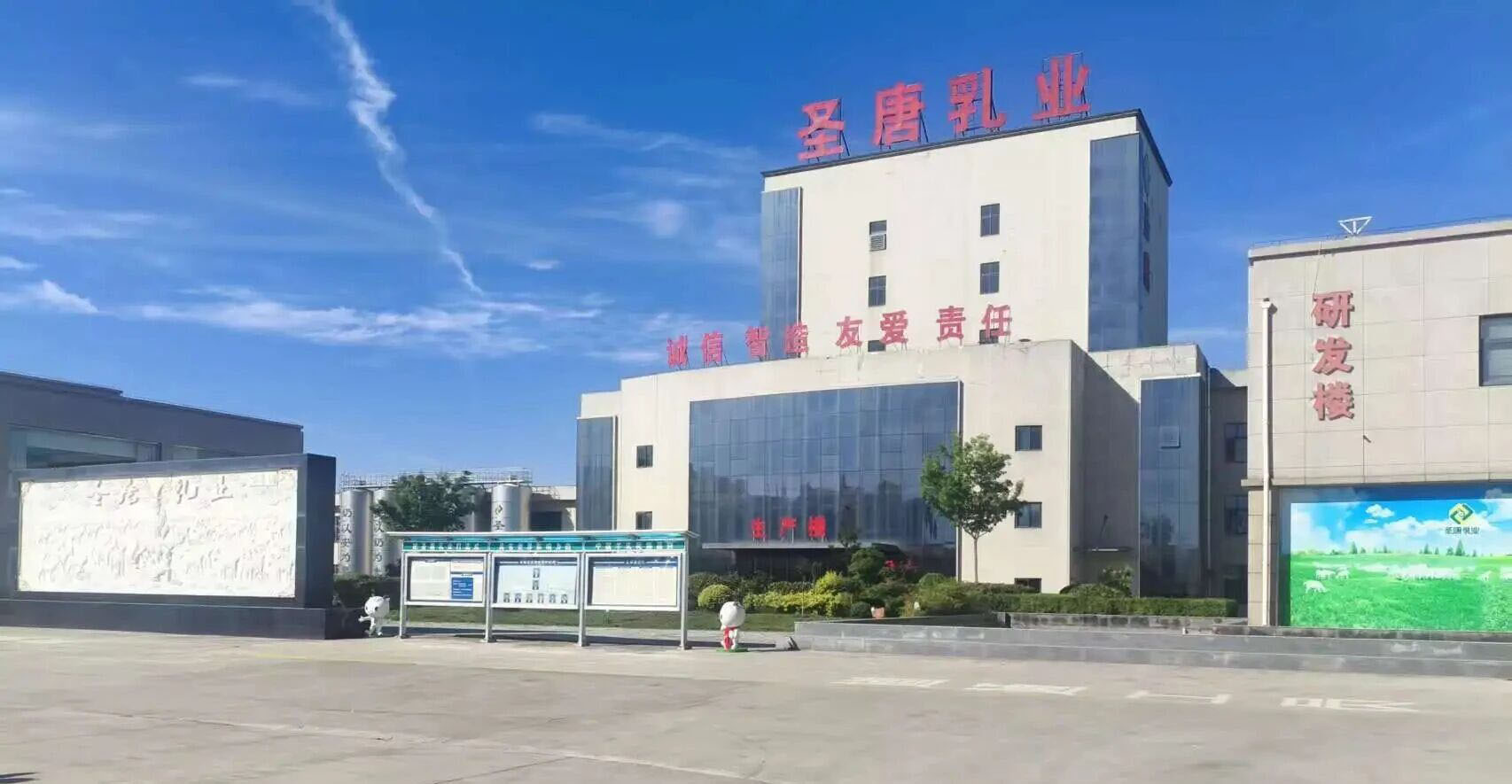 参观陕西圣唐乳业